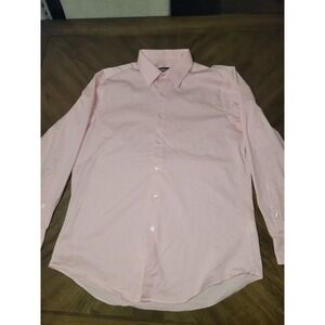 VAN HEUSEN Red Gingham Check slim fit Dress Shirt Mens 16 32 33